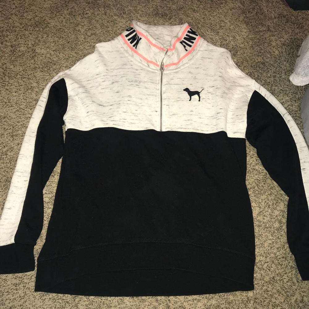 Pink Quarter Zip Pullover